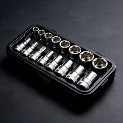 Fixtus 15-Piece 3/8-Inch Drive Universal Socket Set